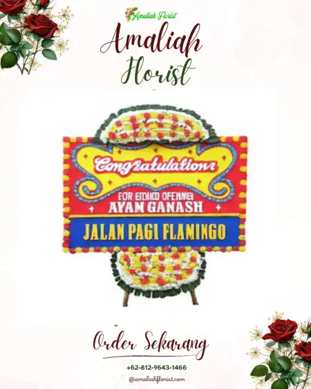 Sewa Papan Bunga Abung Barat